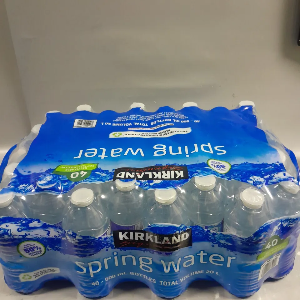 APPROXIMATELY 35 KIRKLAND SIGNATURE SPRING WATERS - 500ML - COLLECTION ONLY 