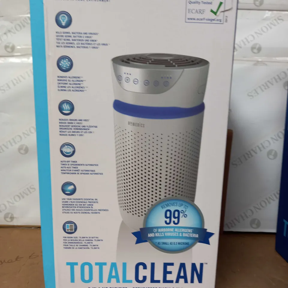 BOXED HOMEDICS TOTAL CLEAN 5-IN-1 AIR4 PURIFIER
