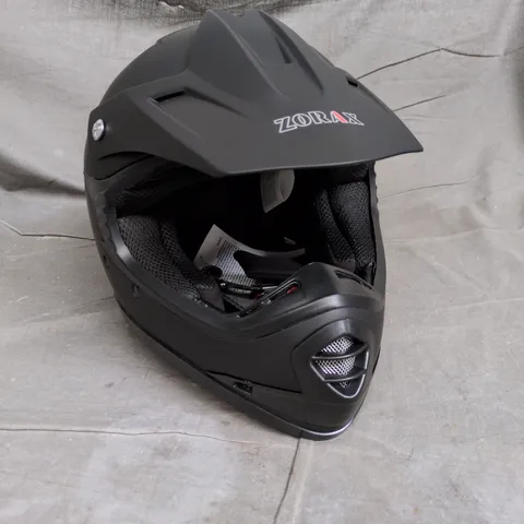 ZORAX ZOR-X15/TYRANEX HELMET IN BLACK