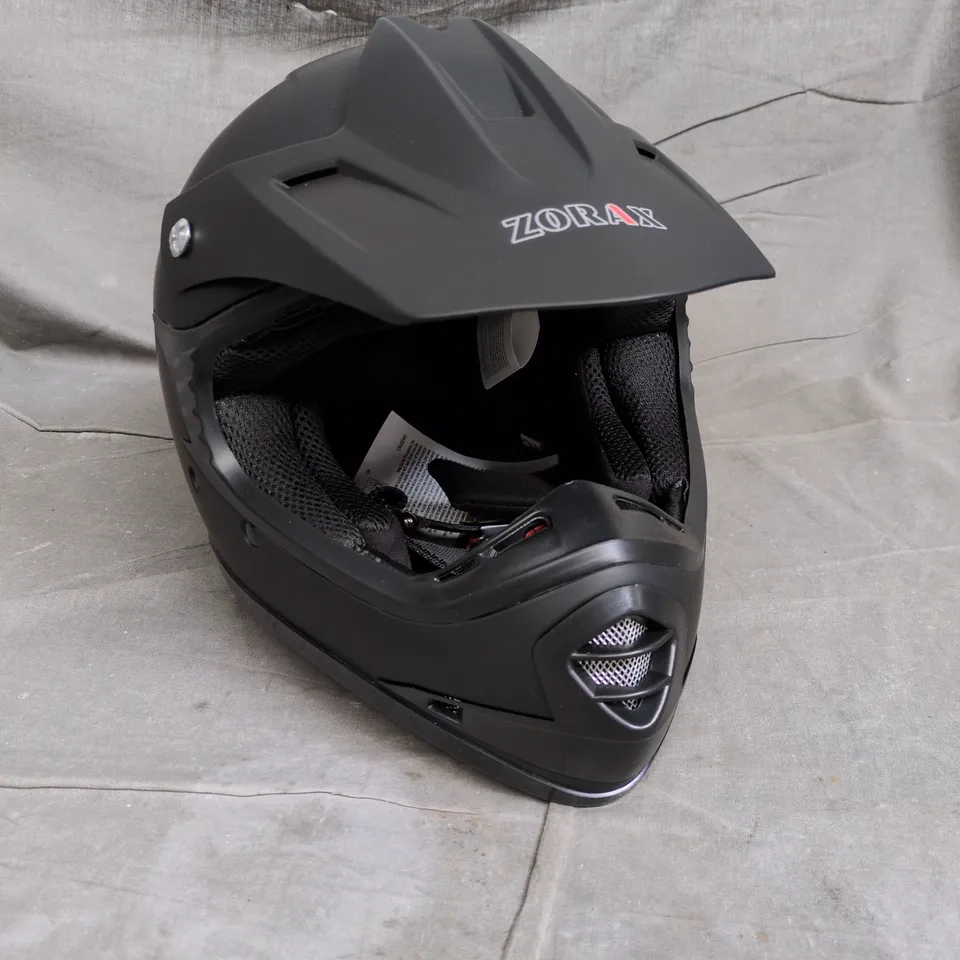 ZORAX ZOR-X15/TYRANEX HELMET IN BLACK