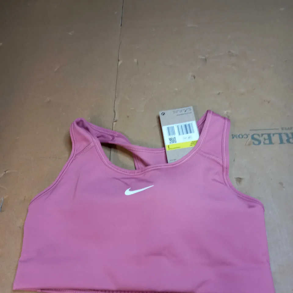 WOMENS NIKE LOGO SPORTS BRA SIZE S