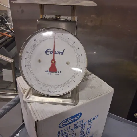 BOXED EDLUND HEAVY DUTY FOOD SCALES HD-25 upto 25lb