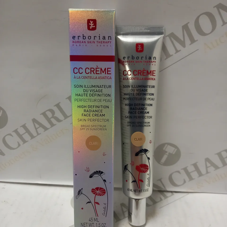 ERBORIAN CC CREAM WITH CENTELLA ASIATICA 45ML - FAIR 