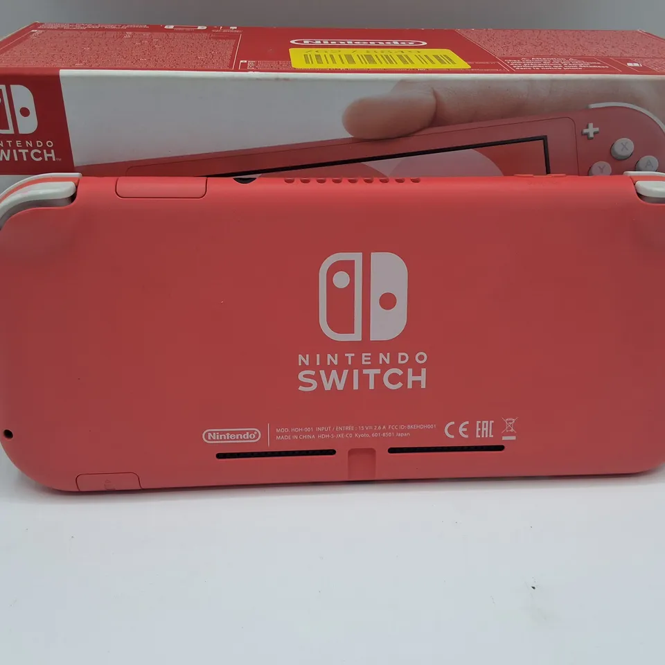 NBOXED NINTENDO SWITCH LITE IN CORAL - HDH-001