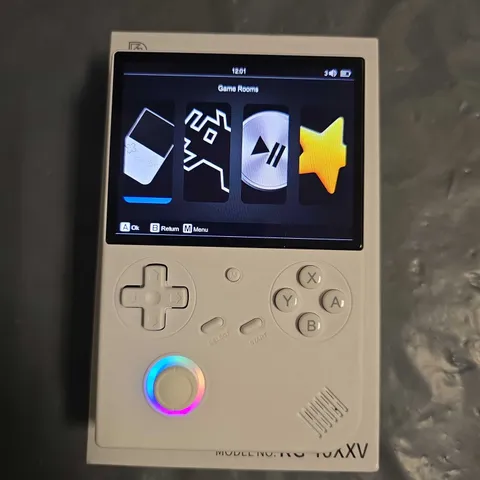 BOXED ANBERNIC RG 40XXV HANDHELD GAMES CONSOLE