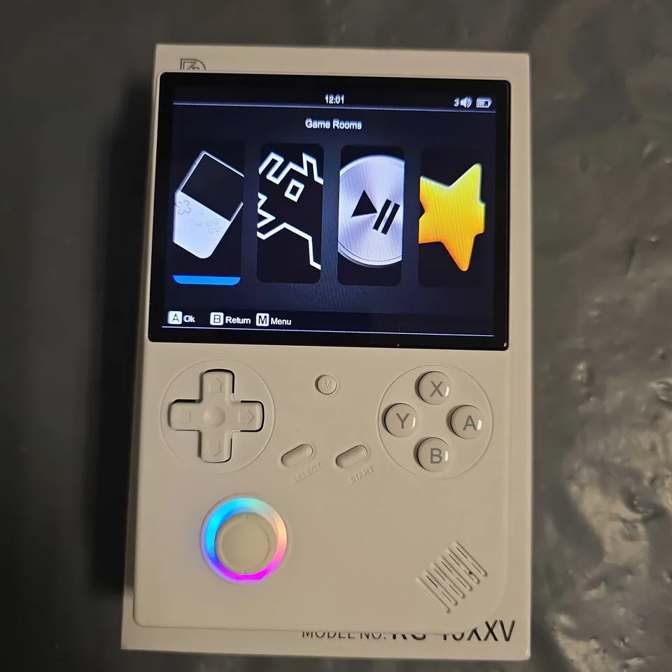 BOXED ANBERNIC RG 40XXV HANDHELD GAMES CONSOLE