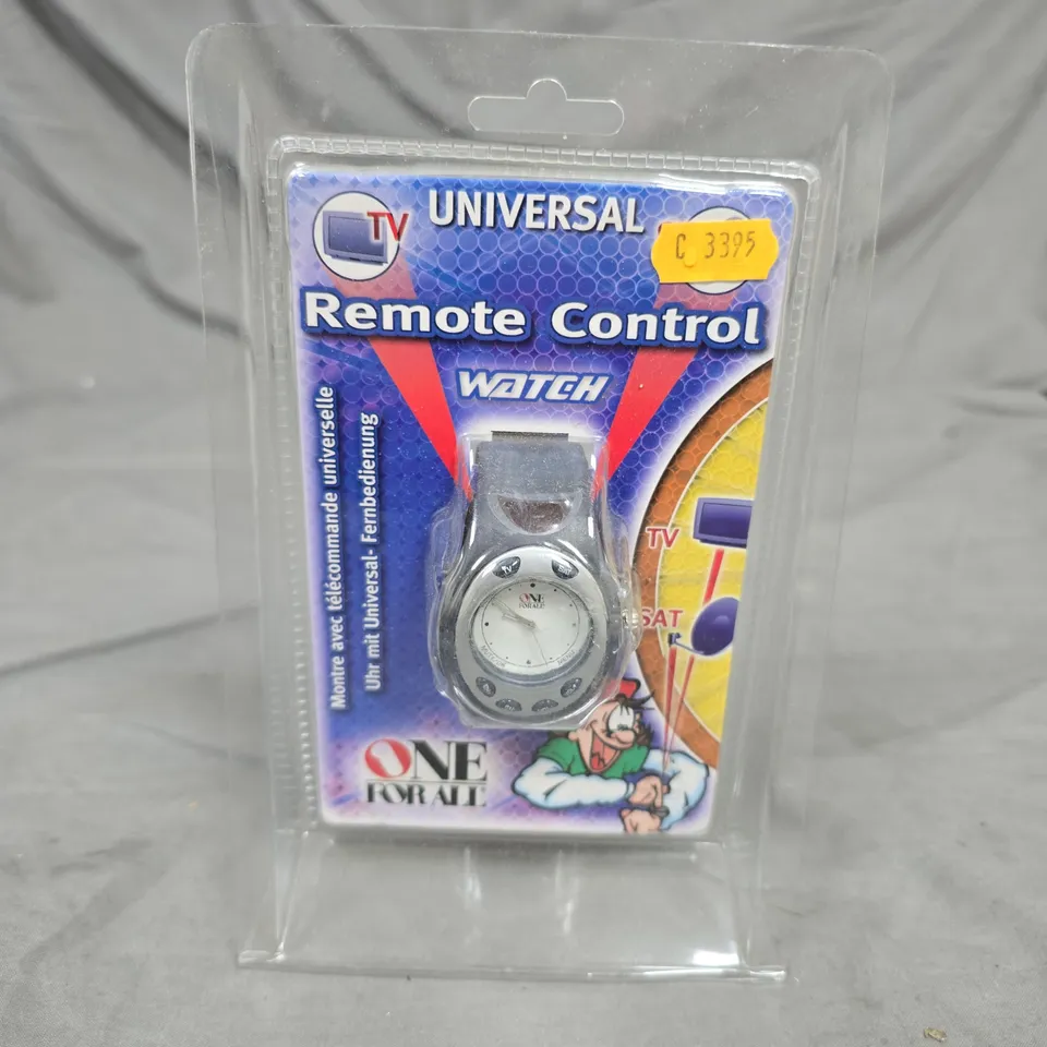 BOX OF APPROXIMATELY 20 ONE FOR ALL UNIVERSAL REMOTE CONTROL WATCHES