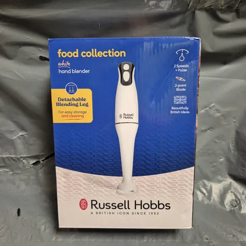 BOXED RUSSELL HOBBS FOOD COLLECTION HAND BLENDER 