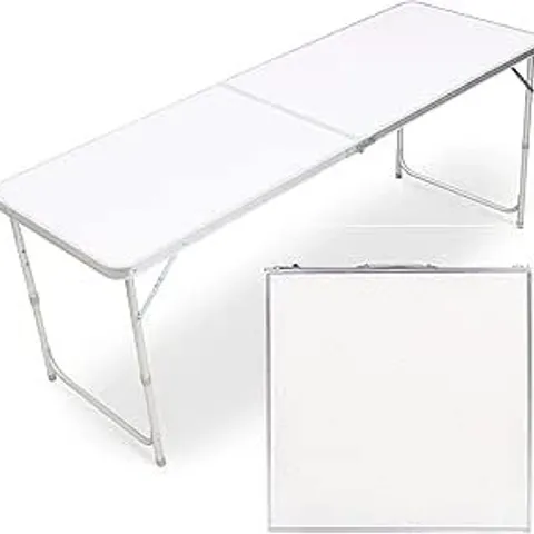 BOXED 4FT FOLDING OUTDOOR CAMPING KITCHEN WORK TOP TABLE