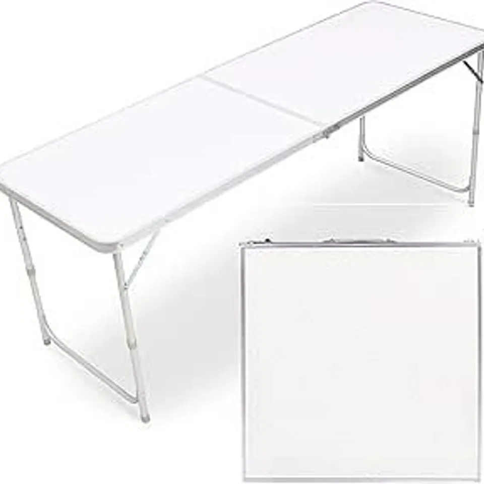 BOXED 4FT FOLDING OUTDOOR CAMPING KITCHEN WORK TOP TABLE