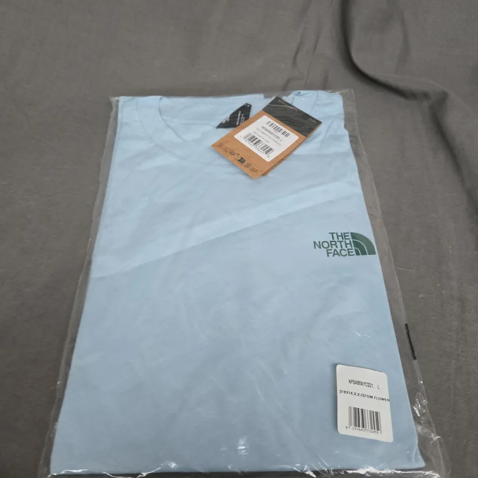 BAGGED THE NORTH FACE FLOWER OVERSIZED TEE SIZE L