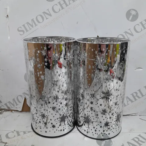 LUXA SET OF 2 PROJECTION TWINKLER LAMPS - STAR DESIGN