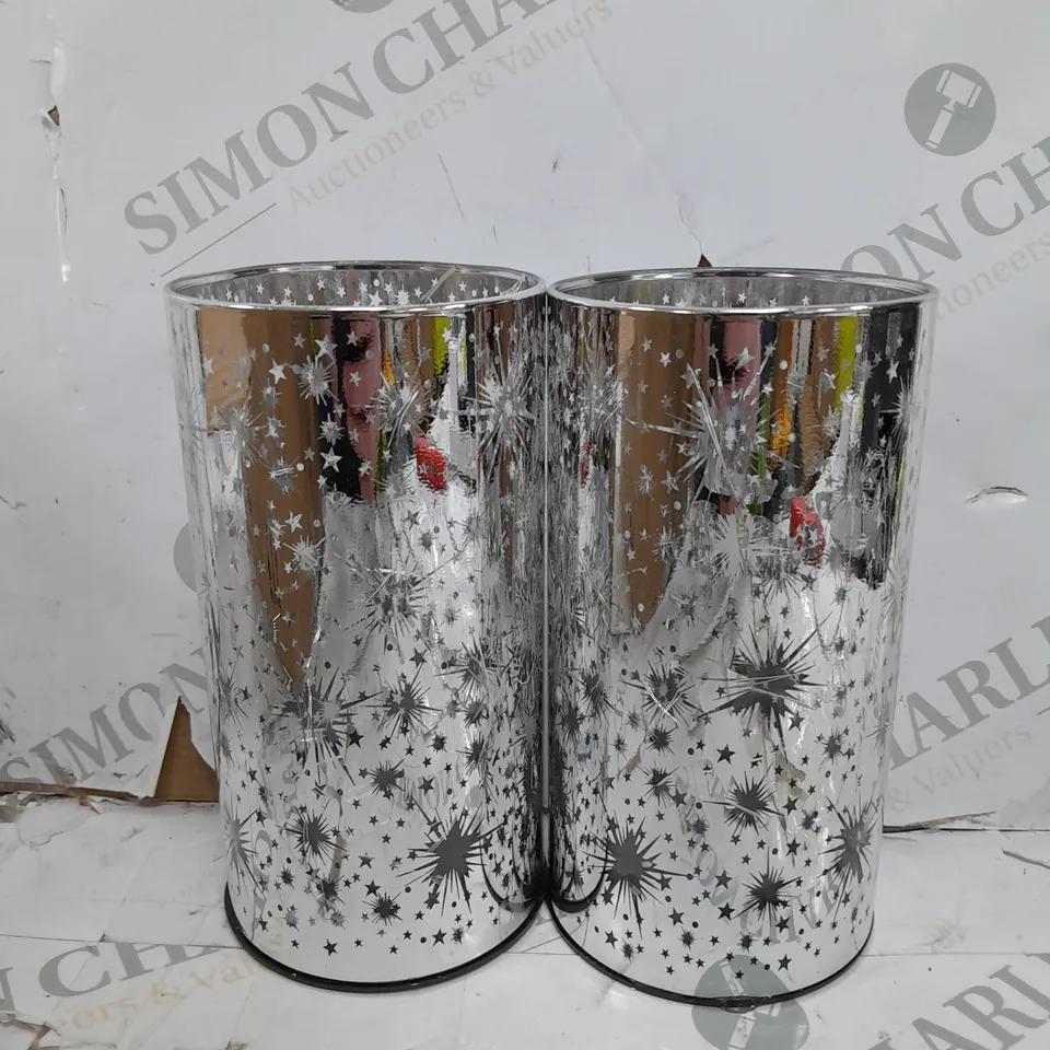 LUXA SET OF 2 PROJECTION TWINKLER LAMPS - STAR DESIGN 
