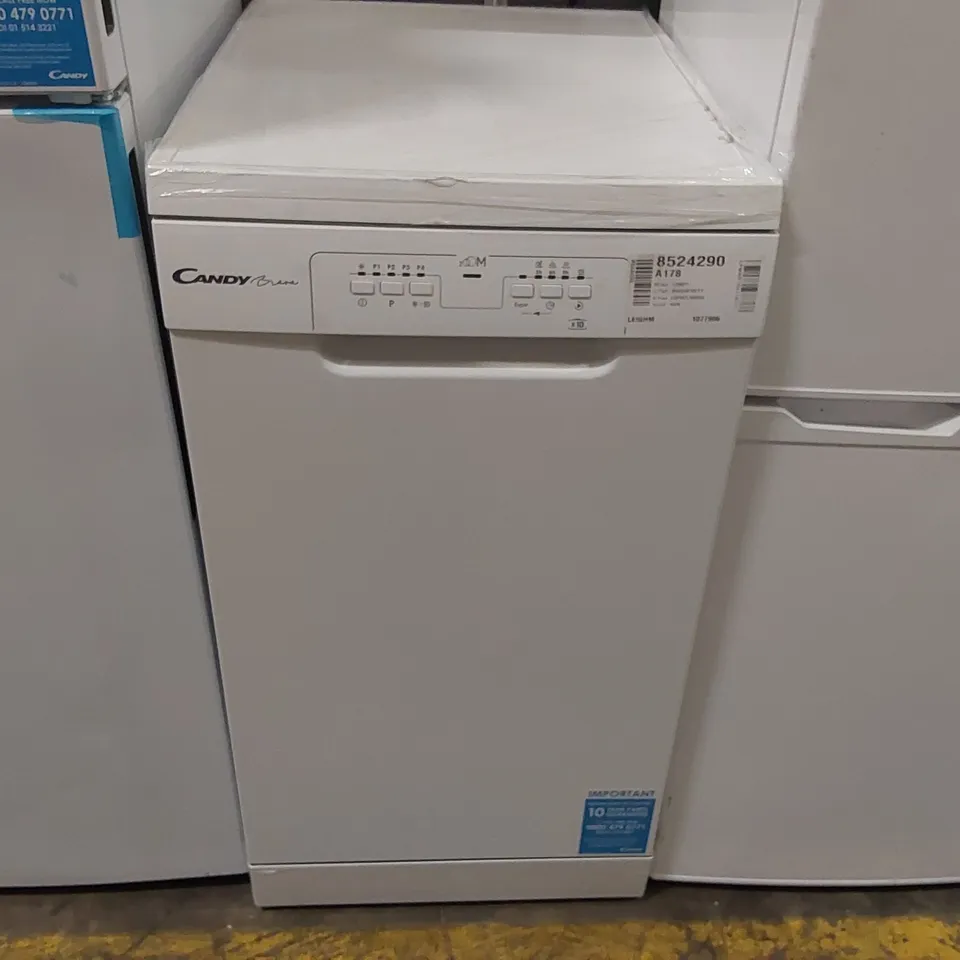 CANDY CDPH 2L1049W-80 FREESTANDING SLIMLINE DISHWASHER - UNPROCESSED RAW RETURN