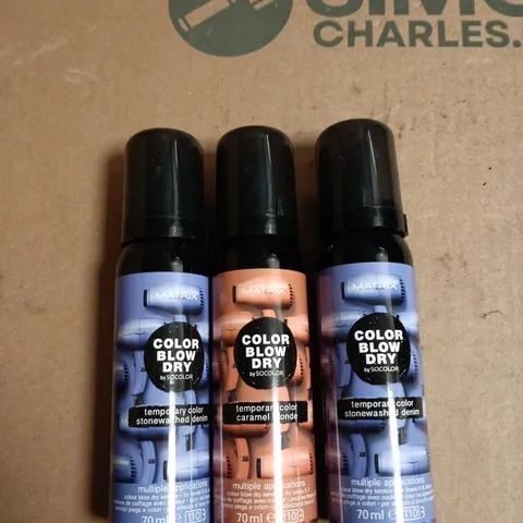 BOX OF APPROXIMATELY 20 ASSORTED MATRIX BLOW DRY TEMP COLOUR 