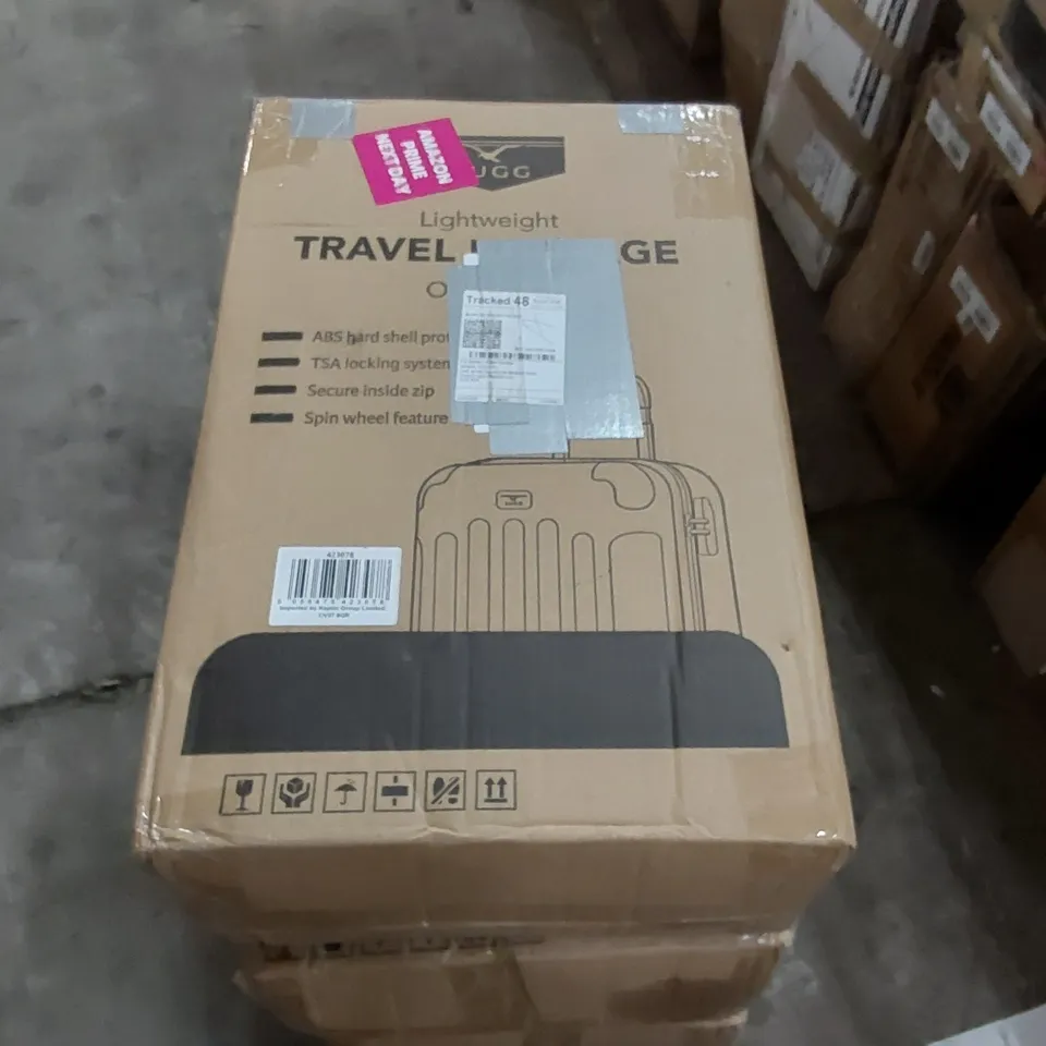 BOXED LUGG LIGHTWEIGHT TRAVEL SUITCASE