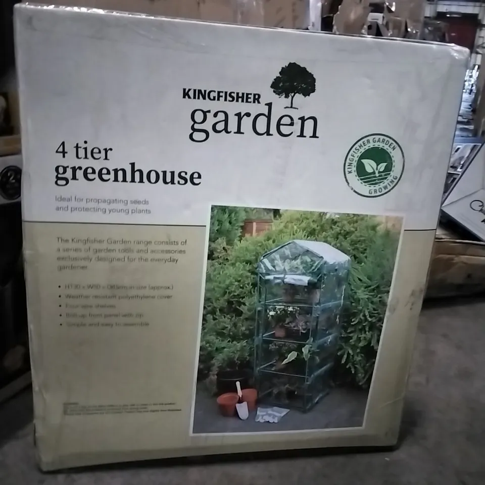 BOXED 4 TIER GREENHOUSE