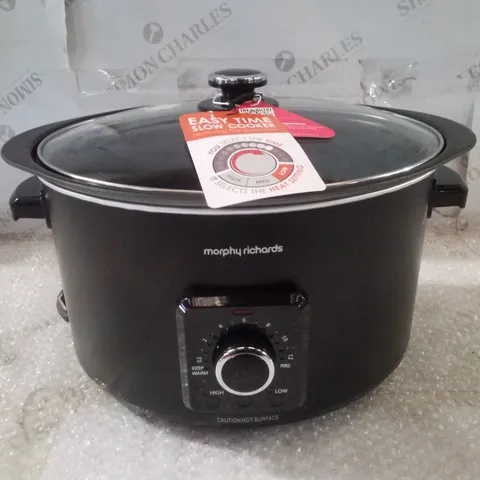 BOXED MORPHY RICHARDS EASY TIME 6.5L SLOW COOKER 