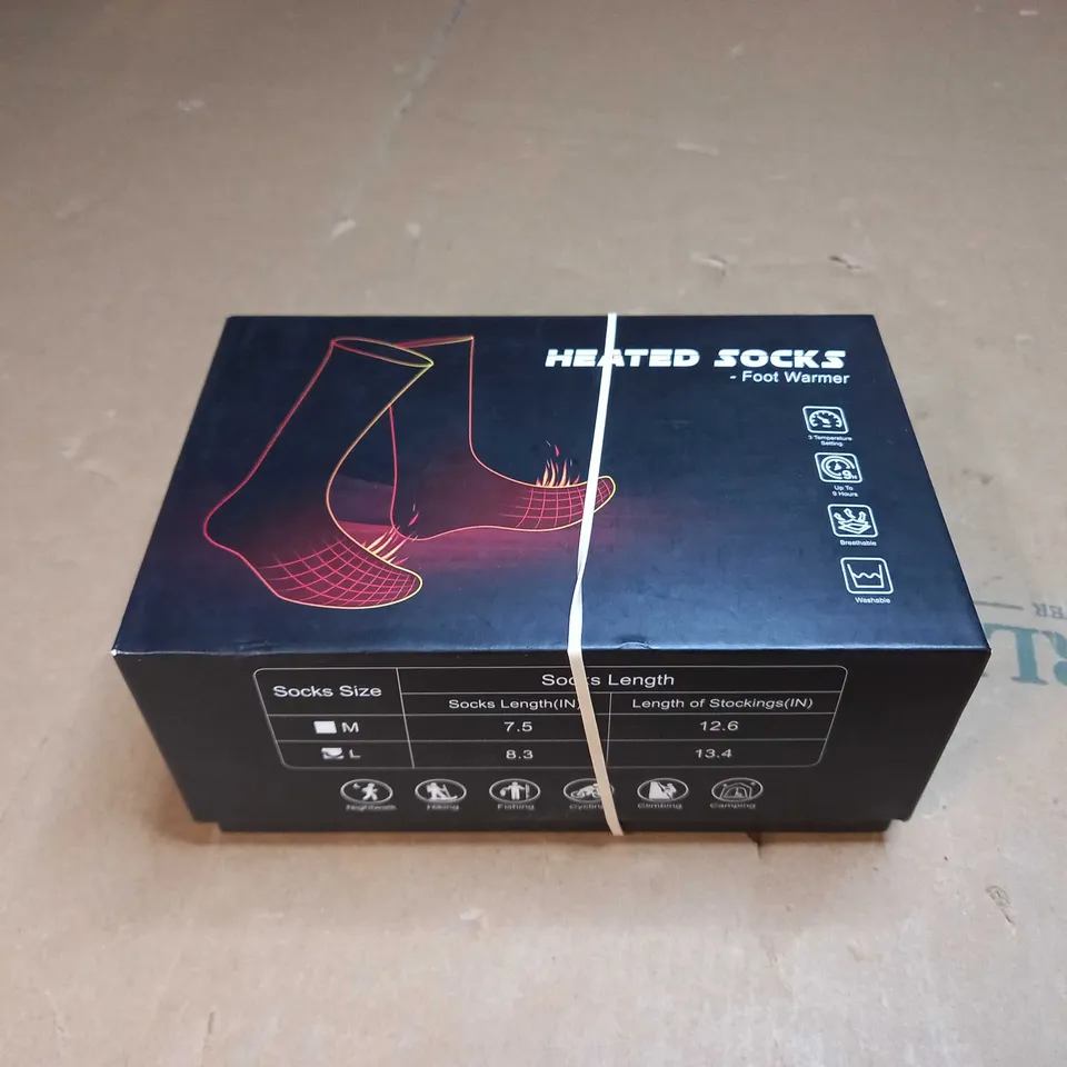 ELECTRIC HEATED SOCKS SIZE L