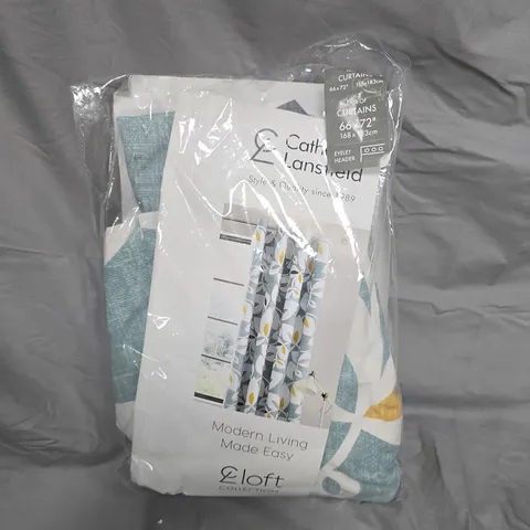 CATHERINE LANSFIELD CURTAINS – LOFT COLLECTION, MODERN LIVING MADE EASY, 168 X 183 CM PAIR OF CURTAINS