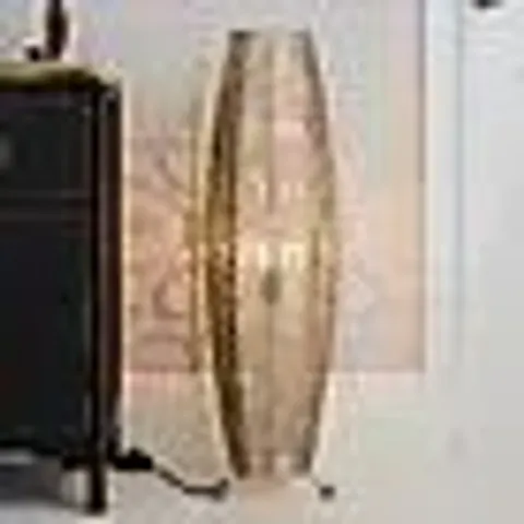 BOXED MANILA MOROCCAN FLOOR LAMP