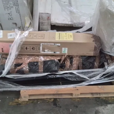 PALLET CONTAINING VARIOUS ASSORTED INCOMPLETE FURNITURE PARTS AND OTHER HOUSEHOLD ITEMS 