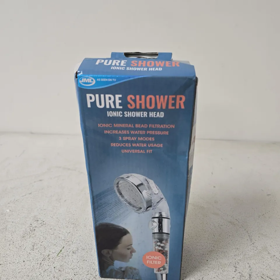 PURE SHOWER IONIC SHOWER HEAD – BOXED
