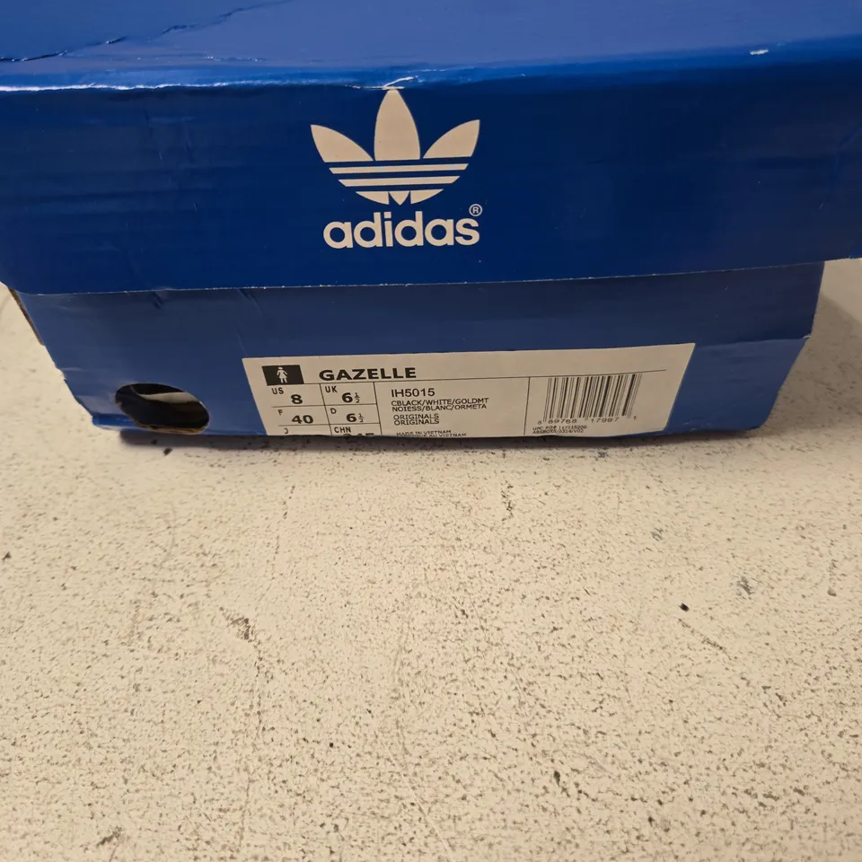 ADIDAS GAZELLE WOMEN'S SNEAKERS – PINK/TEAL (UK 6.5, US 8)