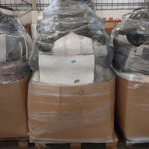 PALLET OF ASSORTED BEDROOM AND COMFORT BASED PRODUCTS TO INCLUDE; PILLOWS, SUPPORT SEAT CUSHIONS AND SIMILARLY RELATED GOODS