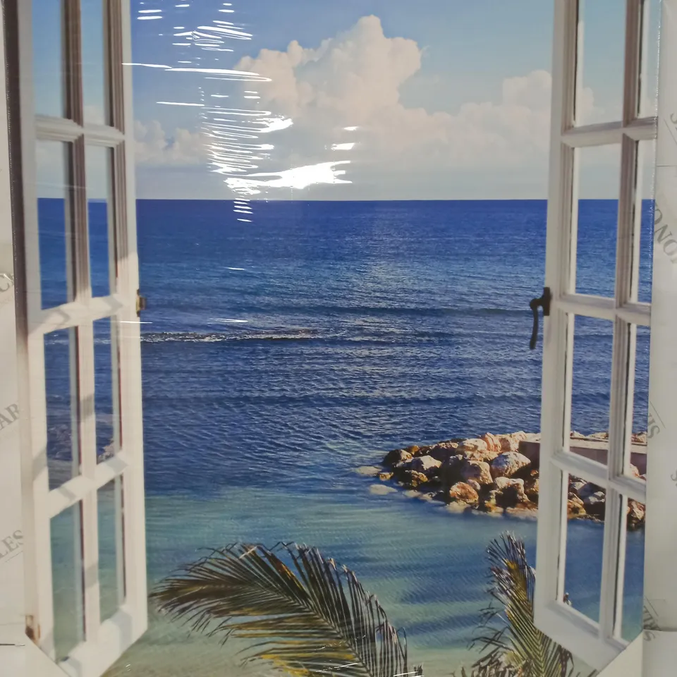 BOXED ARTLAND 'WINDOW TO PARADISE' BY KATJA SUCKER, PHOTOGRAPHIC PRINT ON CANVAS