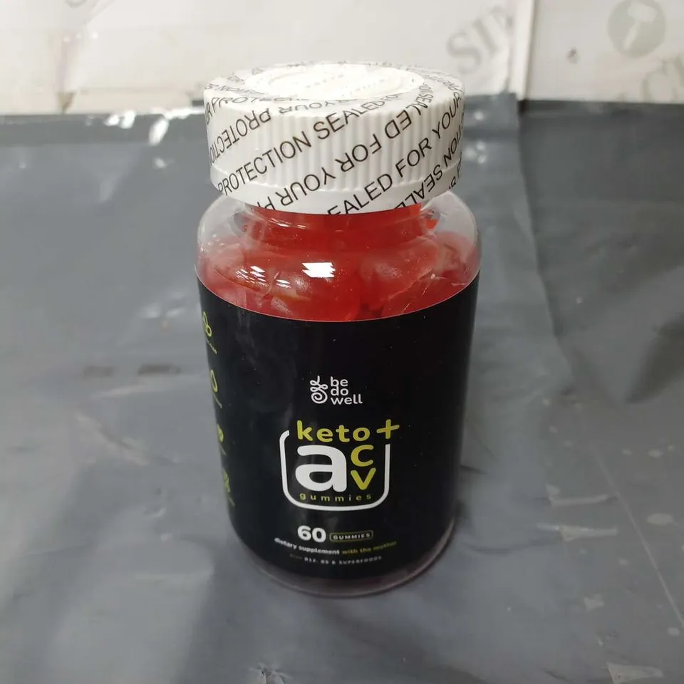 APPROXIMATELY 80 BEDOWELL KETO+ ACV GUMMIES TUBS (60 GUMMIES PER TUB) - COLLECTION ONLY