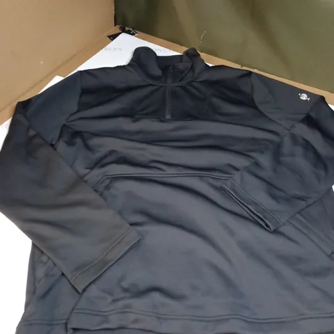 BLACK ENGELBERT STRAUSS FLEECE JACKER SIZE 2XL