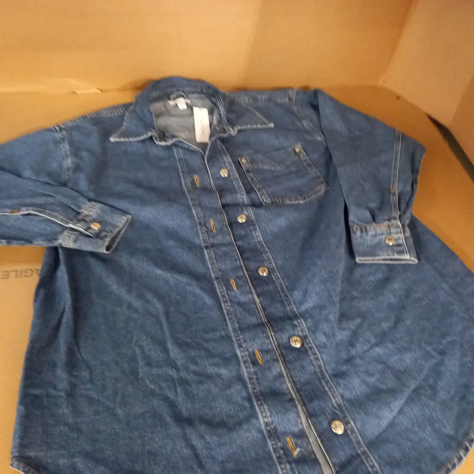 TOPSHOP DENIM SHIRT - UK 6