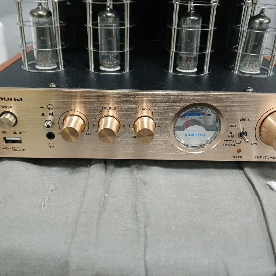 AUNA AMP VT HIFI AMPLIFIER WITH BT – CHAMPAGNE FINISH