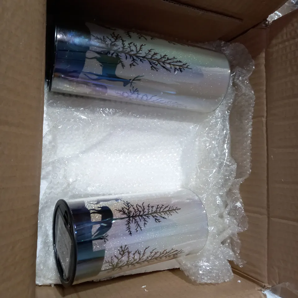 LUXA 2 REINDEER SPARK LAMPS - WARM WHITE