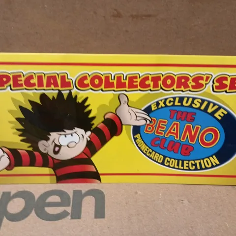 THE BEANO CLUB SPECIAL COLLECTORS' SET CARD COLLECTION