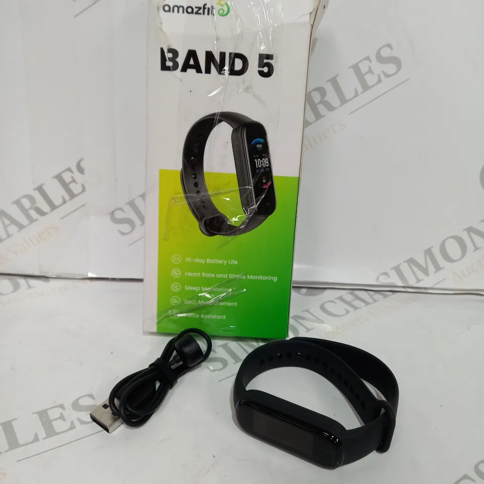 BOXED AMAZFIT BAND 5 SMART BAND/FITNESS TRACKERS WITH VOICE ASSISTANT 