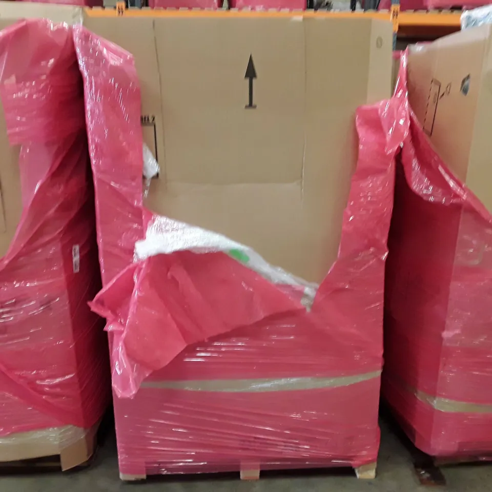 PALLET TO CONTAIN AN ASSORTMENT OF HOUSEHOLD ITEMS TO INCLUDE WALL CLOCKS, TV FLOOR STAND, LAPTOP BEDS AND ROLLATOR ECT
