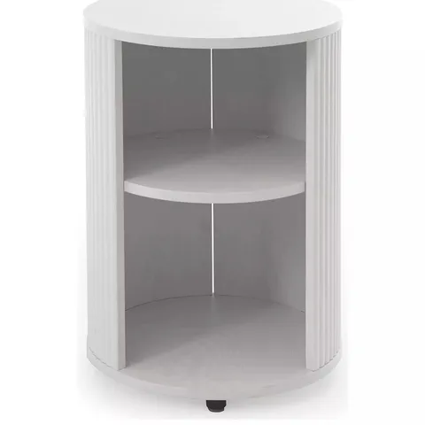 CARINA SIDE TABLE IN WHITE - COLLECTION ONLY
