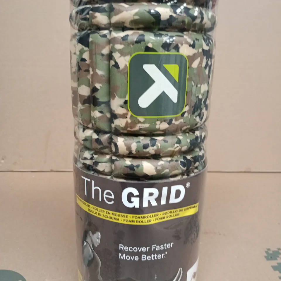 THE GRID FOAM ROLLER – CAMOUFLAGE PATTERN