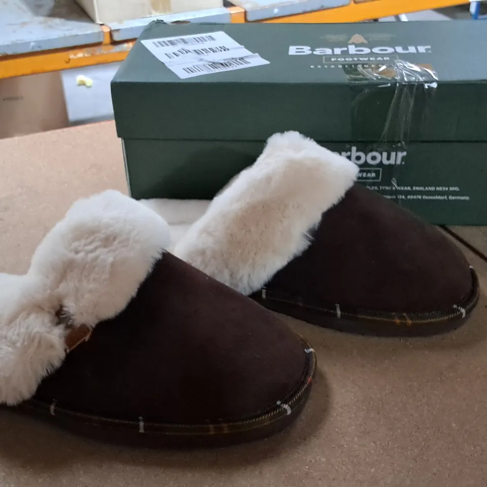 BARBOUR CLAUDIA MULE SLIPPERS SIZE 6