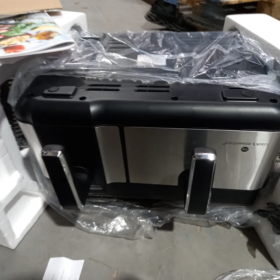 COOK'S ESSENTIALS DUAL AIR FRYER 7.7L