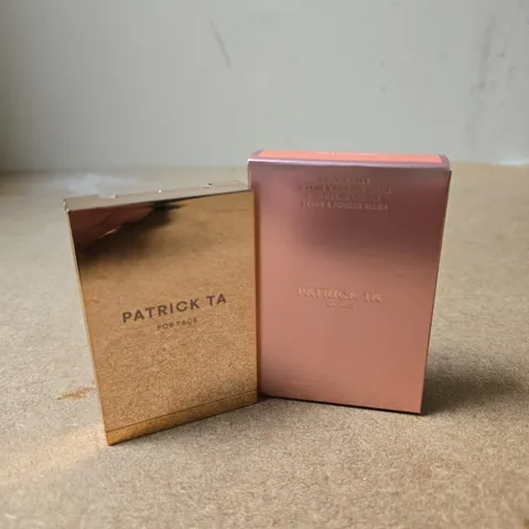 PATRICK TA SHE'S THE MOMENT DOUBLE TAKE CREME & POWDER BLUSH DUO β 6 G