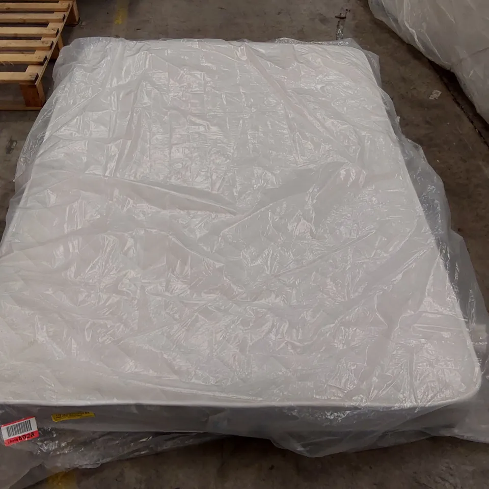 QUALITY BAGGED 4'6" DOUBLE ADAMINE SERENITY COIL SPRING AND COMFORT FOAM MATTRESS