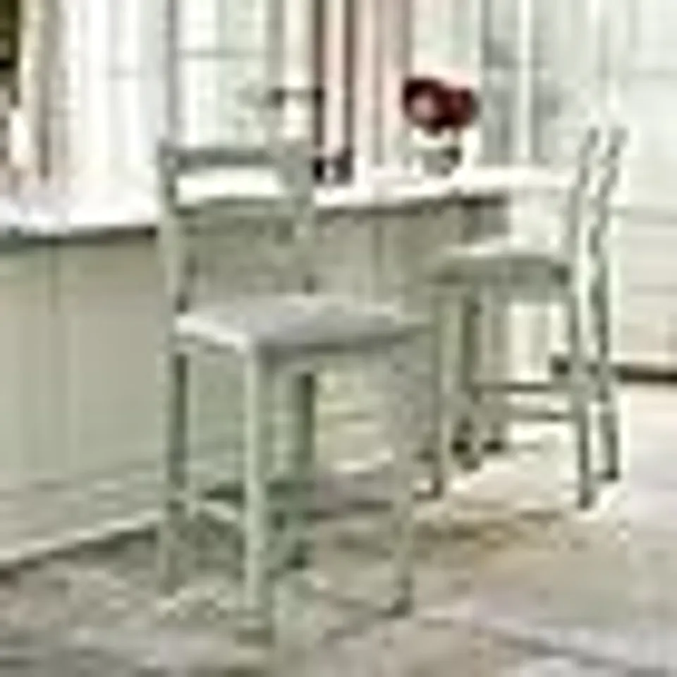 BOXED SALCOMBE SET OF 2 COUNTER HEIGHT BAR STOOL (2 BOXES)