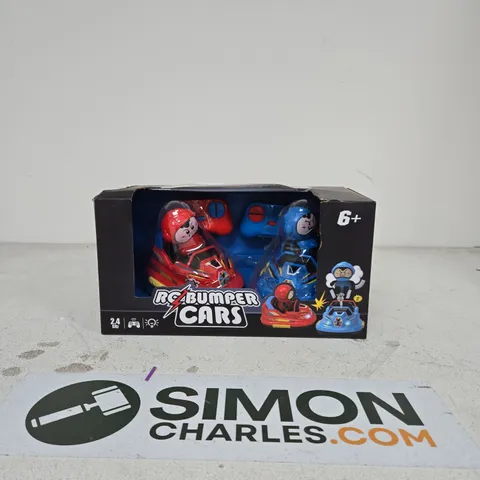 RC BUMPER CARS β RED & BLUE, BOXED REMOTE-CONTROL TOY SET (6+)