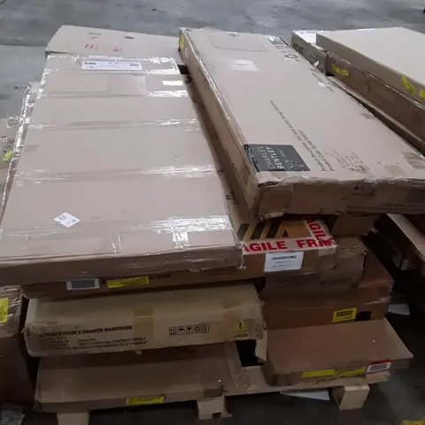 PALLET OF ASSORTED BOXED FURNITURE PARTS