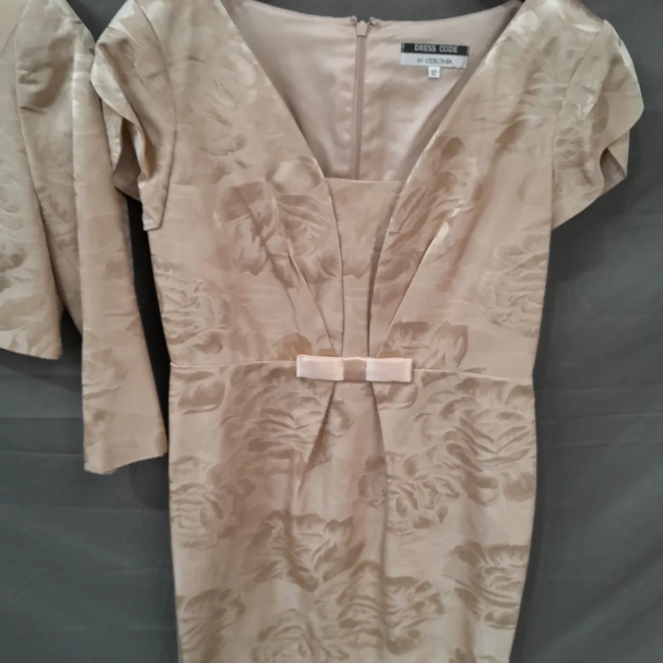 DRESS CODE BY VEROMIA OCCASIONAL DRESS AND JACKET SET IN TAUPE - 12