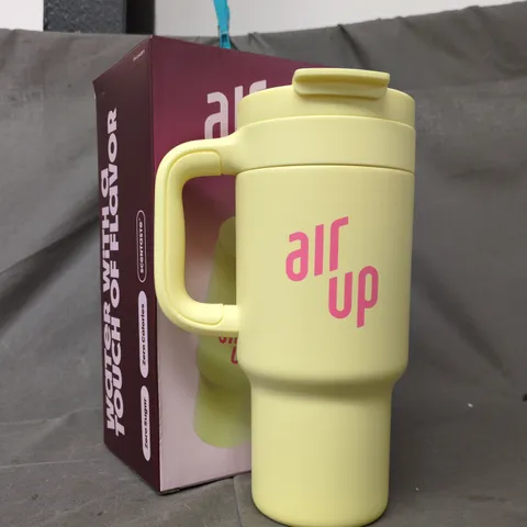 BOXED AIR UP 890ML TUMBLER IN BUTTERCUP/PINK