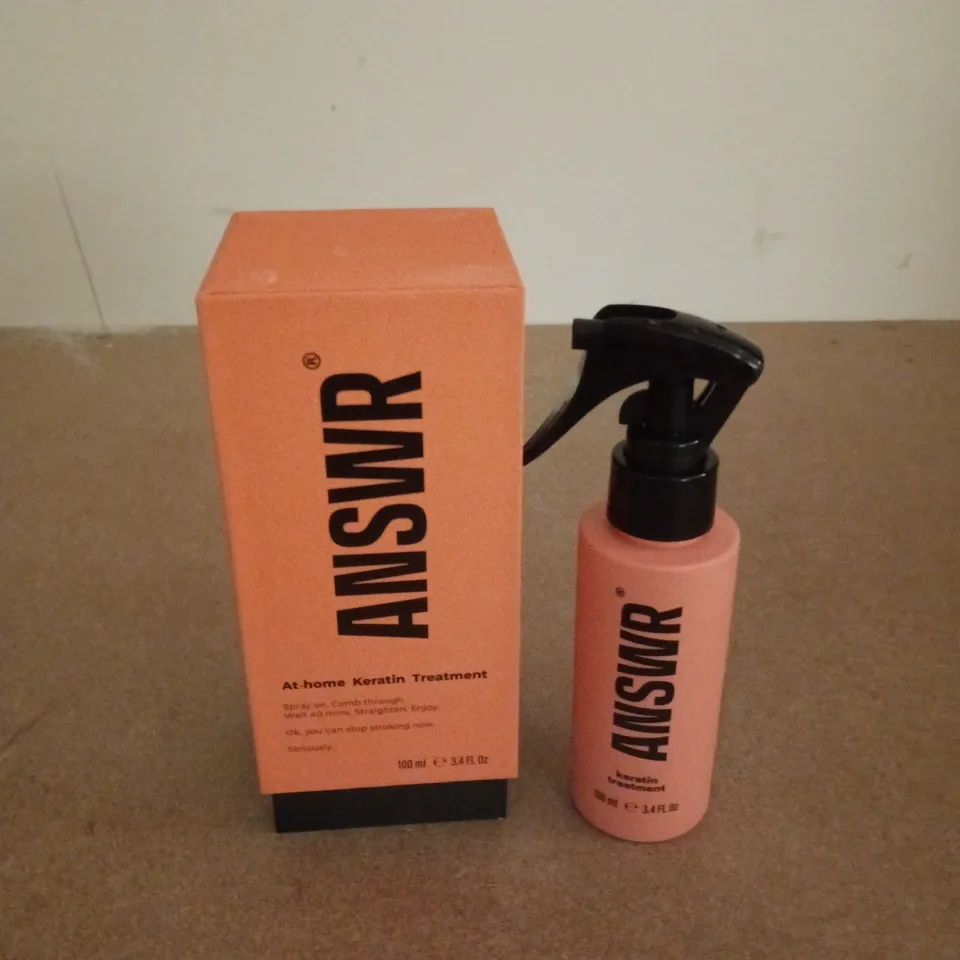 BOXED ANSWR AT-HOME KERATIN TREATMENT (100ML)